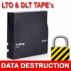 LTO, DLT Magnetic Media Data Destruction